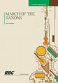 March of the Saxons Orchestra sheet music cover